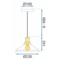 Lampada Da Soffitto APP1172-1CP White
