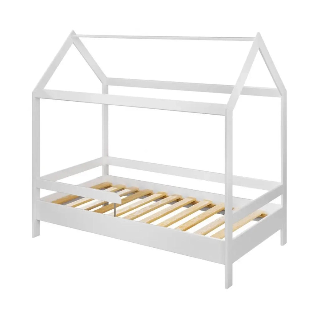 Lettino a capanna per bambini 80x160 collezione MOGWAI, colore bianco.