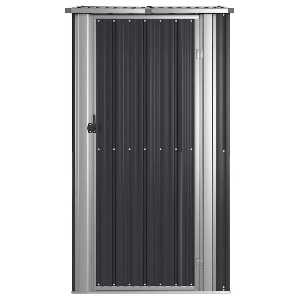 Capanno da Giardino Antracite 118,5x97x209,5 cm Acciaio Zincato cod mxl 65832