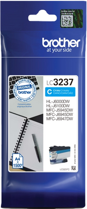 Brother LC3237C cartuccia d'inchiostro 1 pz Originale Resa standard Ciano