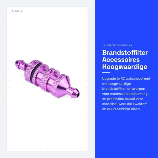 Accessori di alta qualità in lega di alluminio - filtro del carburante - filtro dell'olio nitro - facile da installare - compatibile con modelli automobilistici - lunga durata