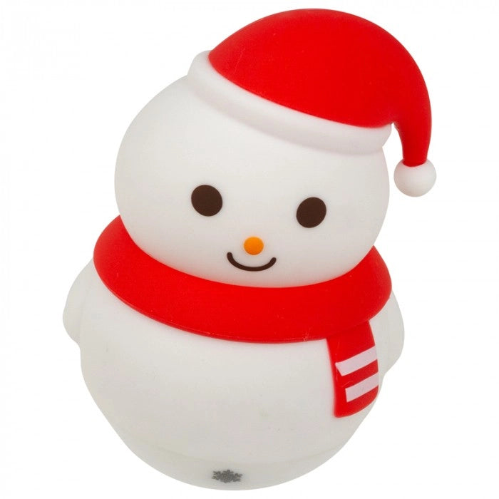 Lampada notte bimbi senza fili Pupazzo Neve RGBW 1W Mary's