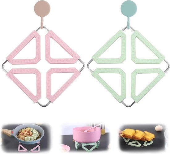 Sostegni per Tavole da Cucina - Resistente al Calore - 2 Pezzi - Silicone