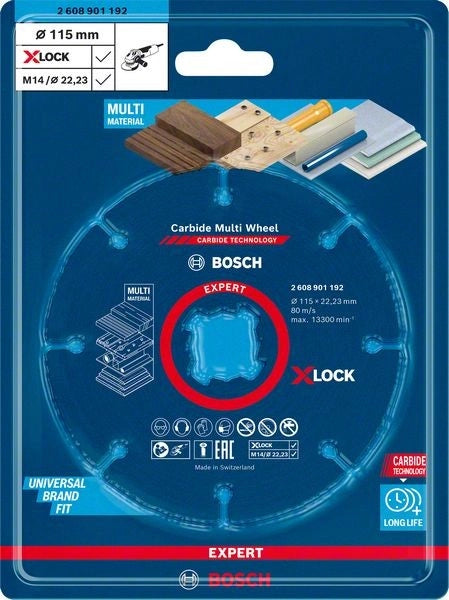 2608901192 - DISCO MULTIMATERIALE D.115mm X-LOCK X SMERIGLIATRICI