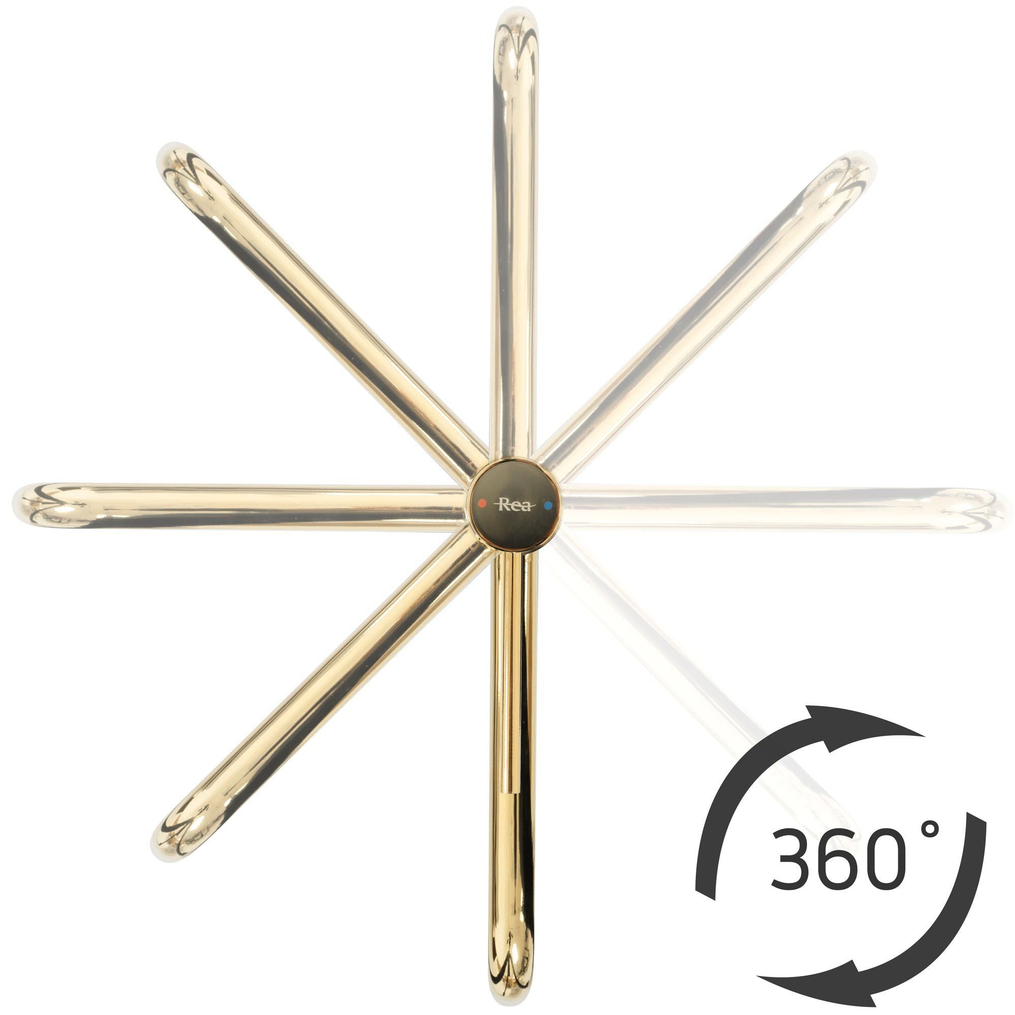 Rubinetto Da Bagno Rea Lugano Slim Gold High