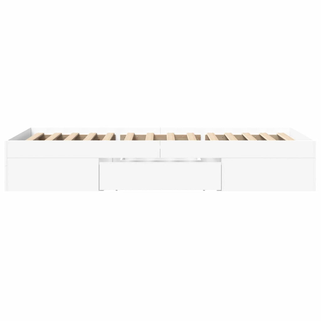 Telaio del letto con storage con cassetto Bianco 80 x 200 cm 3429685