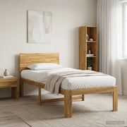 Letto Singolo con Testiera ROSTOCK Bianco 90 x 190 cm 903442