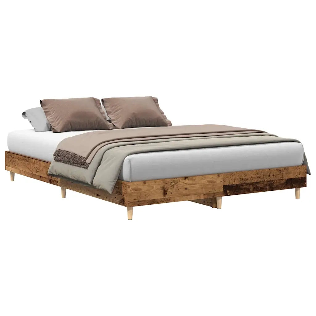 Giroletto senza Materasso Legno Antico 150x200 cm in Truciolato