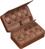 Borsa per orologi, occhiali da sole, anelli e fermagli per cravatta, Protezione robusta e trasportabile con chiusura a righello, Adatta per la maggior parte degli orologi da polso e smartwatch fino a 50 mm.