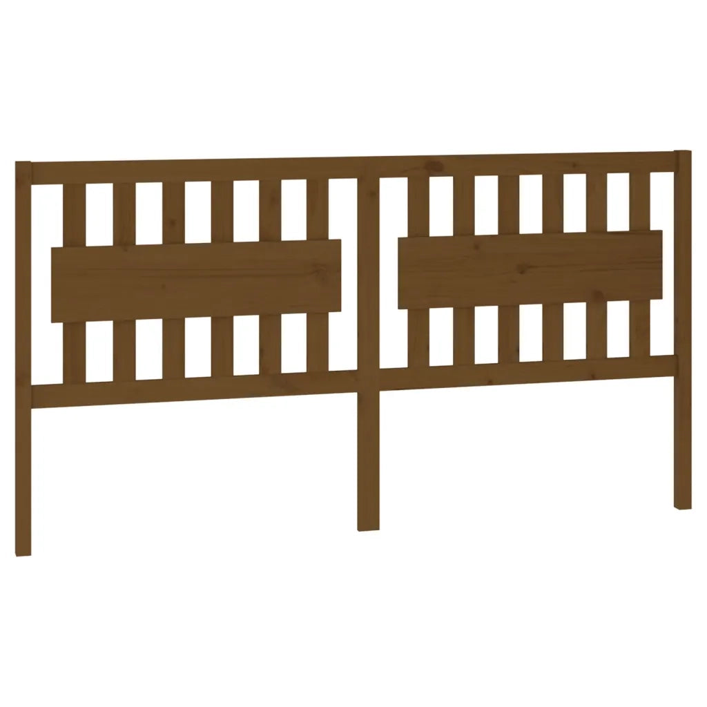 Testiera per Letto ambra 185,5x4x100 cm Legno Massello di Pino 818588