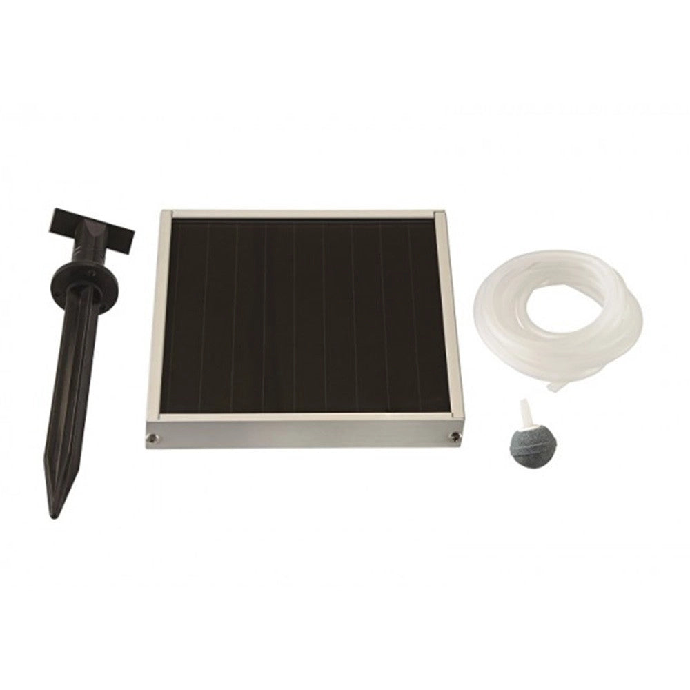 Pontec PondoSolar Air 150 Plus - aeratore per laghetto a energia solare con batteria ricaricabile