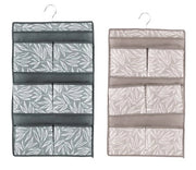 1 Pezzo Contenitore Appendino in TNT con 6 Tasche 36 x 60 cm 2 Colori