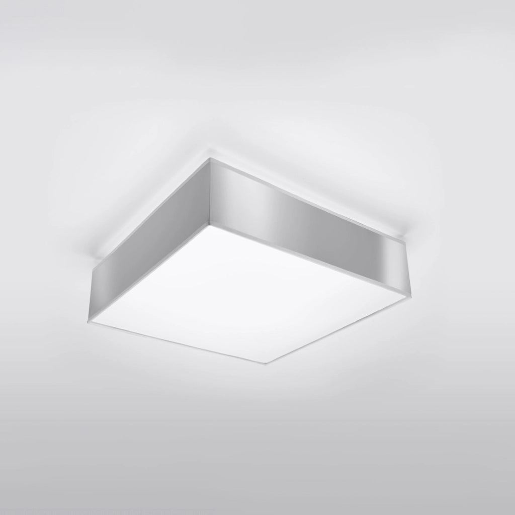 Plafoniera soffitto Pure Lume Anubis 35cm grigia 2xE27