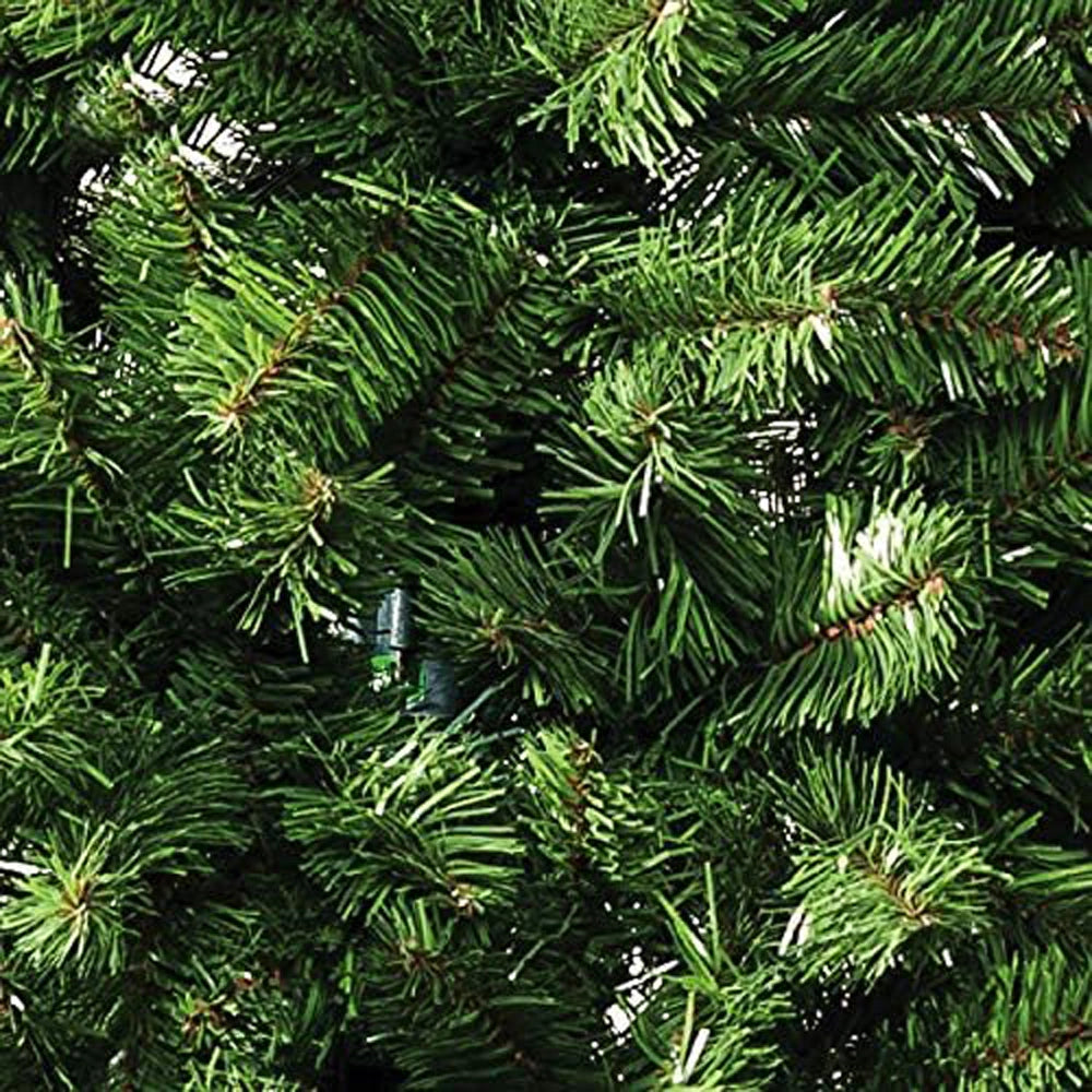ALBERO DI NATALE h.150 cm 1,50 m BROOKLYN BASE 80 cm 356 RAMI SISTEMA A GANCIO