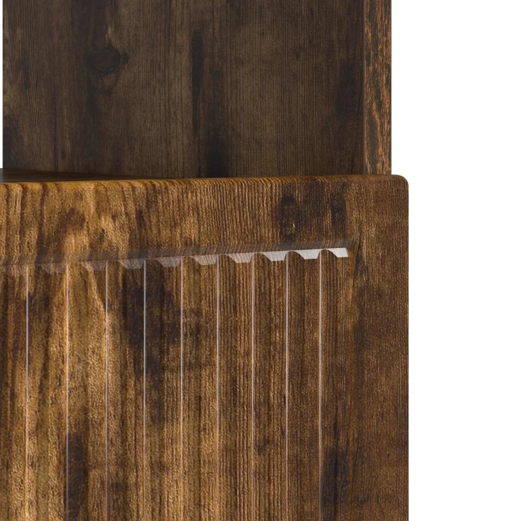 Mobile TV LED Rovere Fumo Legno ingegnerizzato 896110