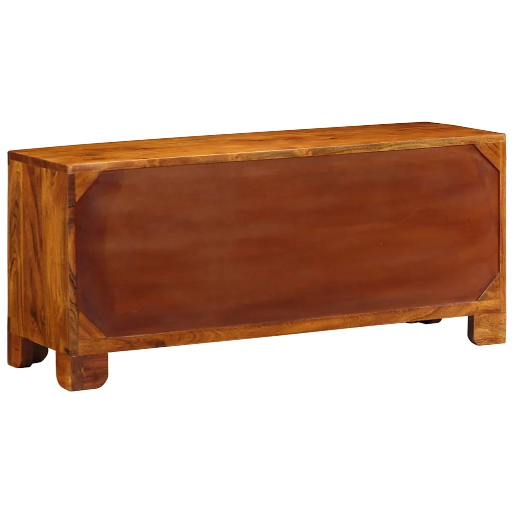 Panca per scarpe con porta Marrone miele 100 x 35 x 45 cm 4016526