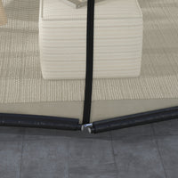 Zanzariera per Ombrellone 3x2,3 m Regolabile a Rete Fitta con Apertura a Cerniera Beige