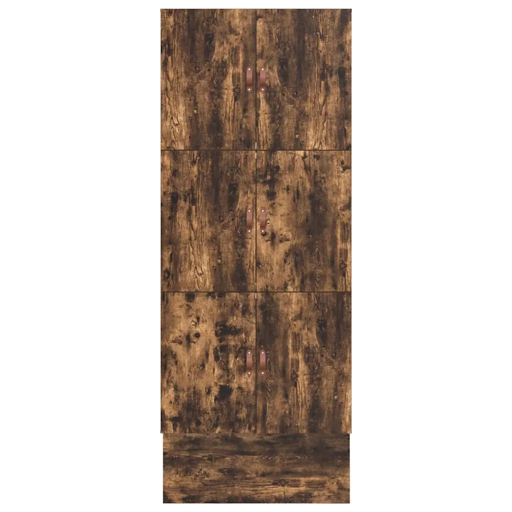 Struttura letto con contenitore con cassetto Rovere fumé 75 cm 3335681