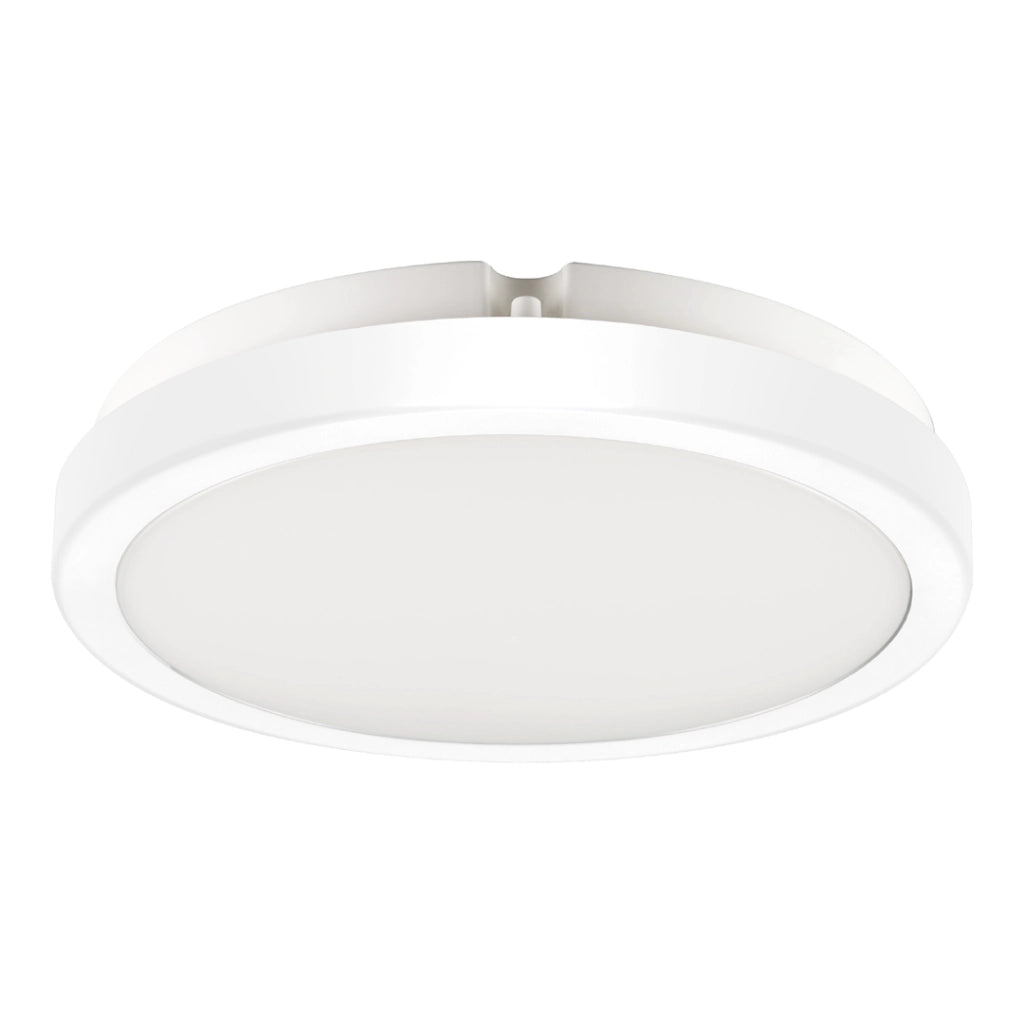 Plafoniera LED tonda 22 cm 18W 4000K IP65 bianca Eko-Light