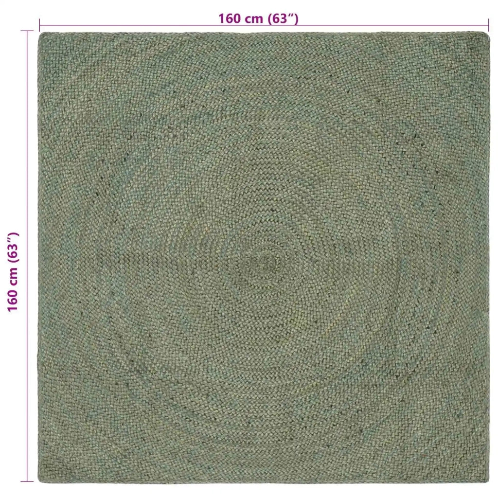 Tappeti per area Verde Oliva 160 x 160 cm Juta 42010585