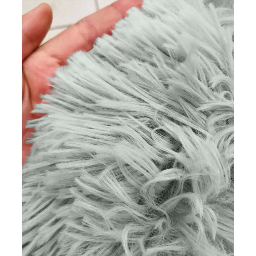 Cuccia a ciambella peluche grigio chiaro per piccoli animali