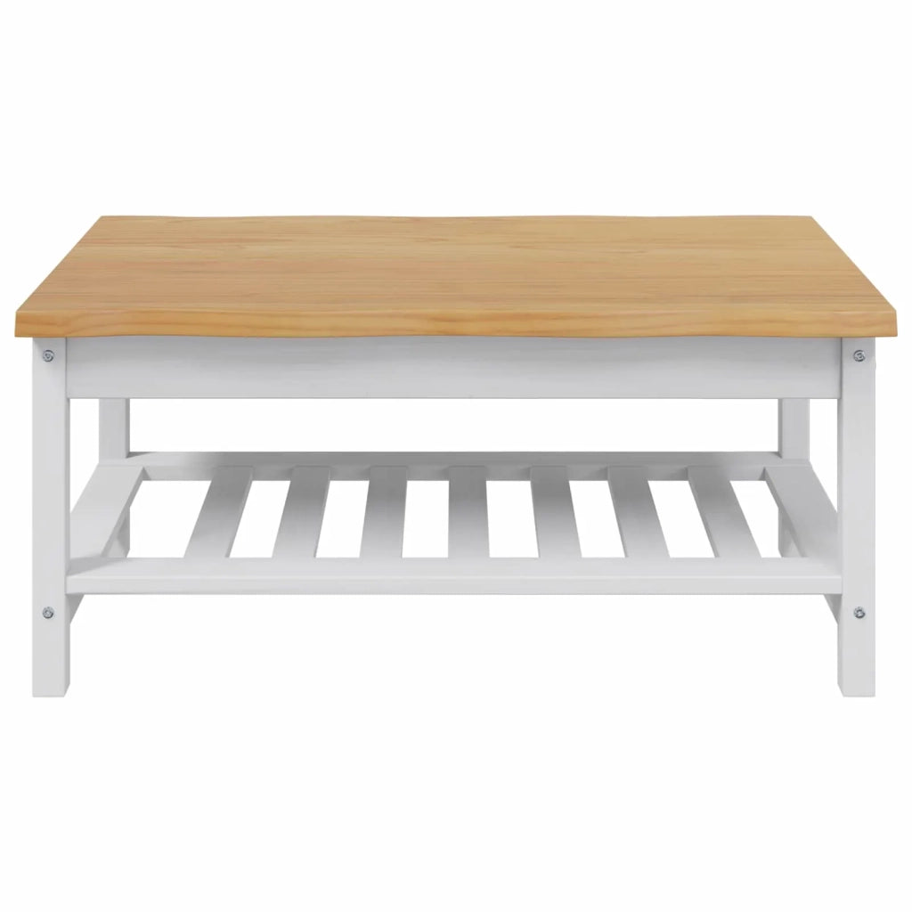 VidaXL Tavolino da salotto EKAI Bianco 100 x 60 x 45,5 cm 42037020