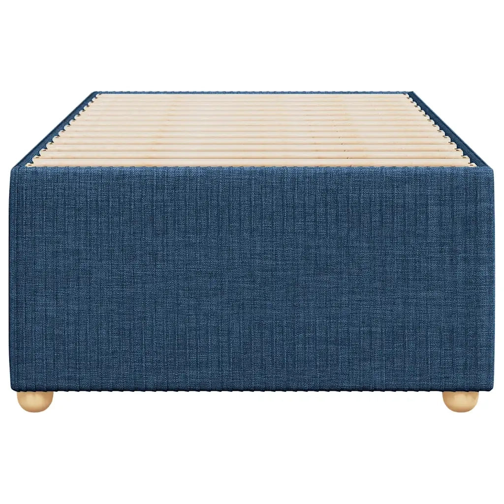 Giroletto senza Materasso Blu 80x200 cm in Tessuto