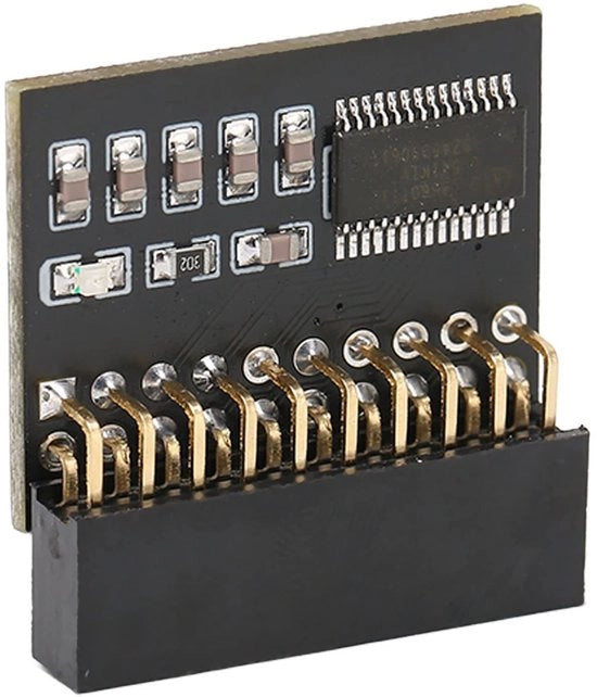 Modulo di sicurezza 20-pins 1.2 - Processore criptografico - Nero - Modulo di processore autonomo - Sicurezza per PC - Adatto per PC -...