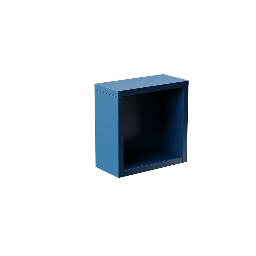 Pensile bagno sospeso a giorno 25x25cm color blu zaffiro | Ardenne