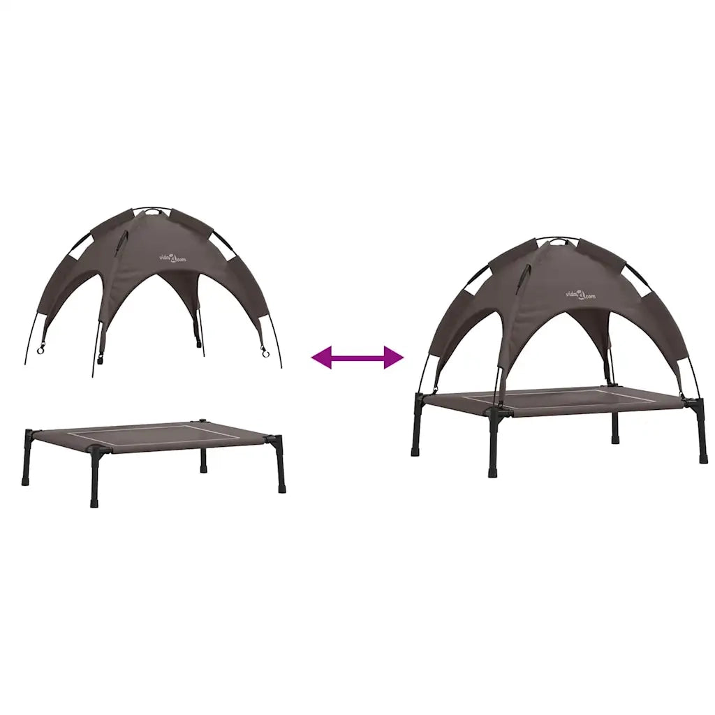 Letto per Cani Marrone 63 x 49,5 x 60 cm Acciaio CFW8993650