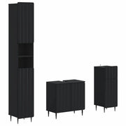 Set di armadietti da bagno in 3 pezzi ZWOLLE 3417838