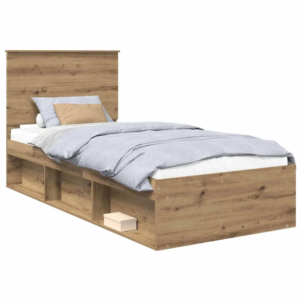 Struttura del letto Rovere Artigianale 100 x 200 cm