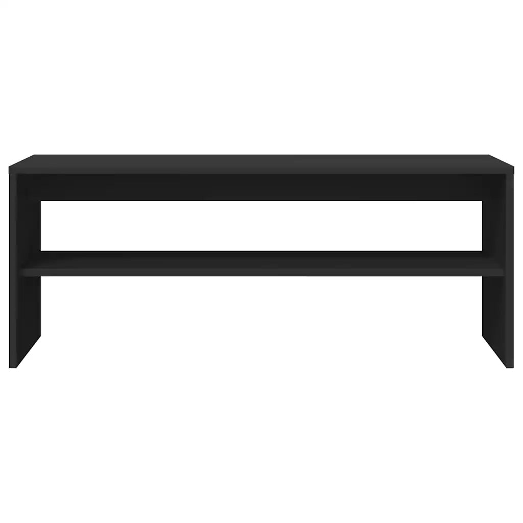 Mobile Porta TV Nero 100x40x40 cm in Legno Multistrato