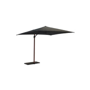 Ombrellone a palo laterale Trend Wood Q250x250 cm Made in Italy - Antracite