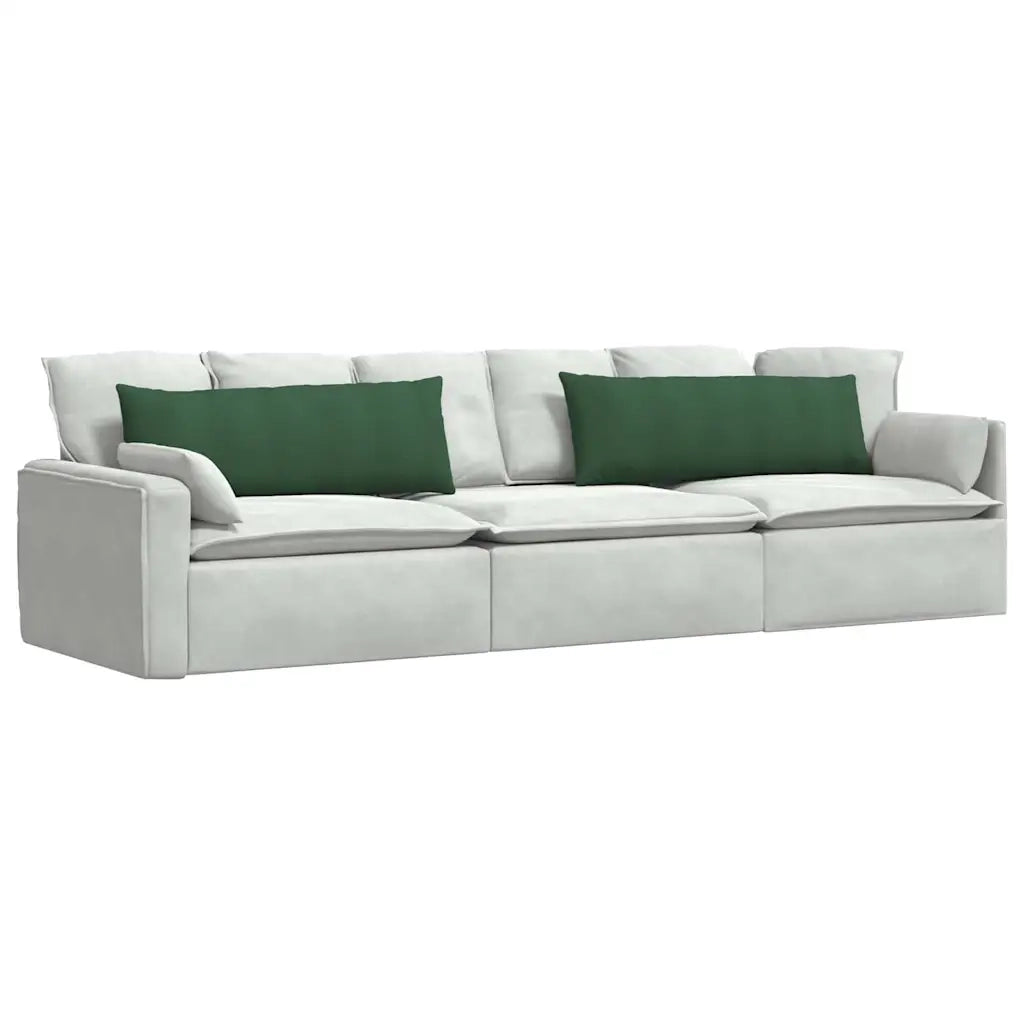 Cuscini da Divano 2 pcs Verde Scuro 120 x 40 cm