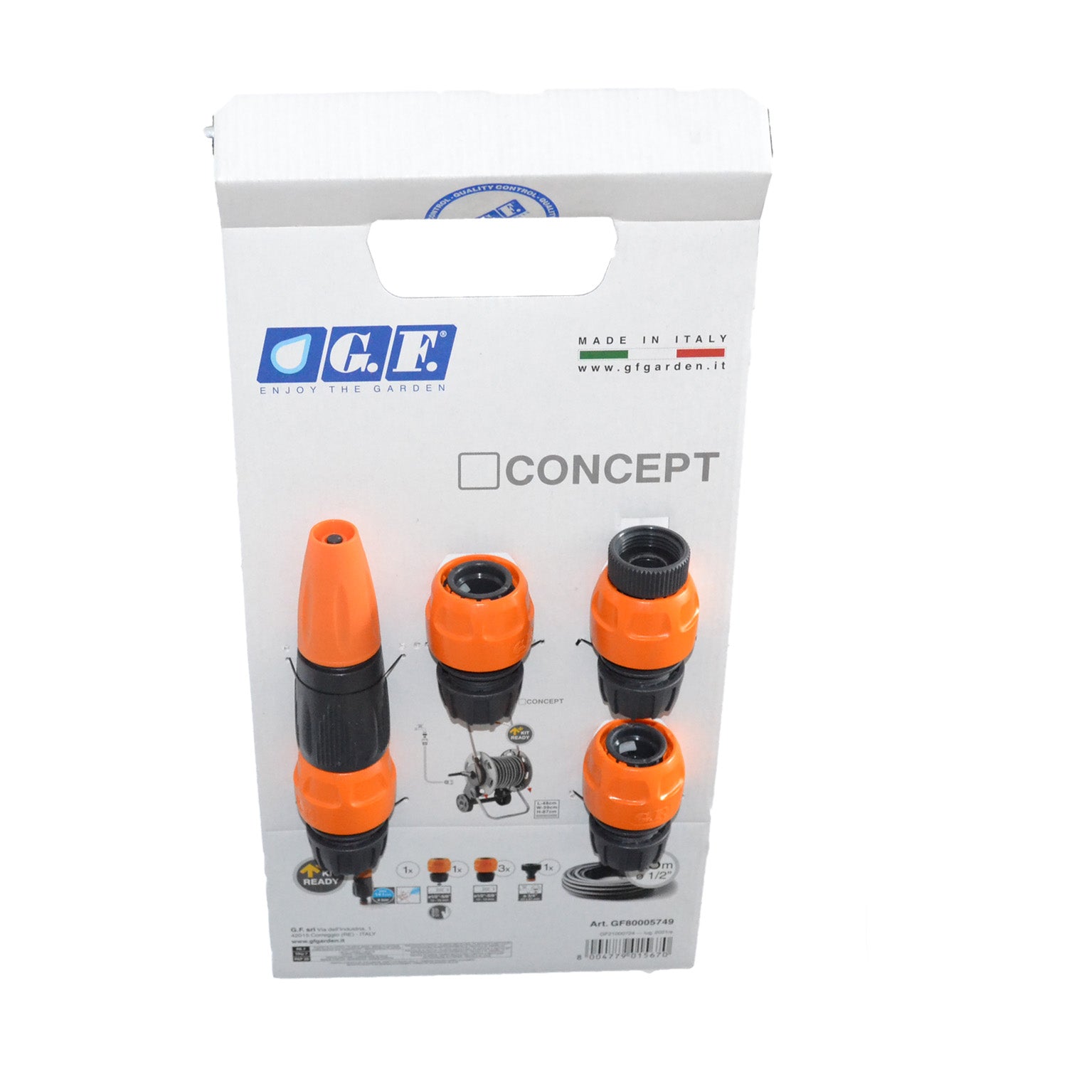 CARRELLO AVV.RUOTE C/TUBO mt.25 GF