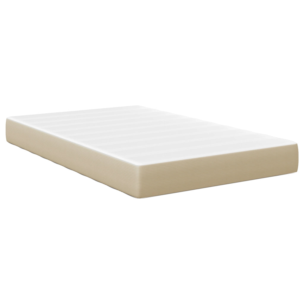 Materasso a molle insacchettate  Verde chiaro e Grigio Medio 120x200x20 cm in Tessuto