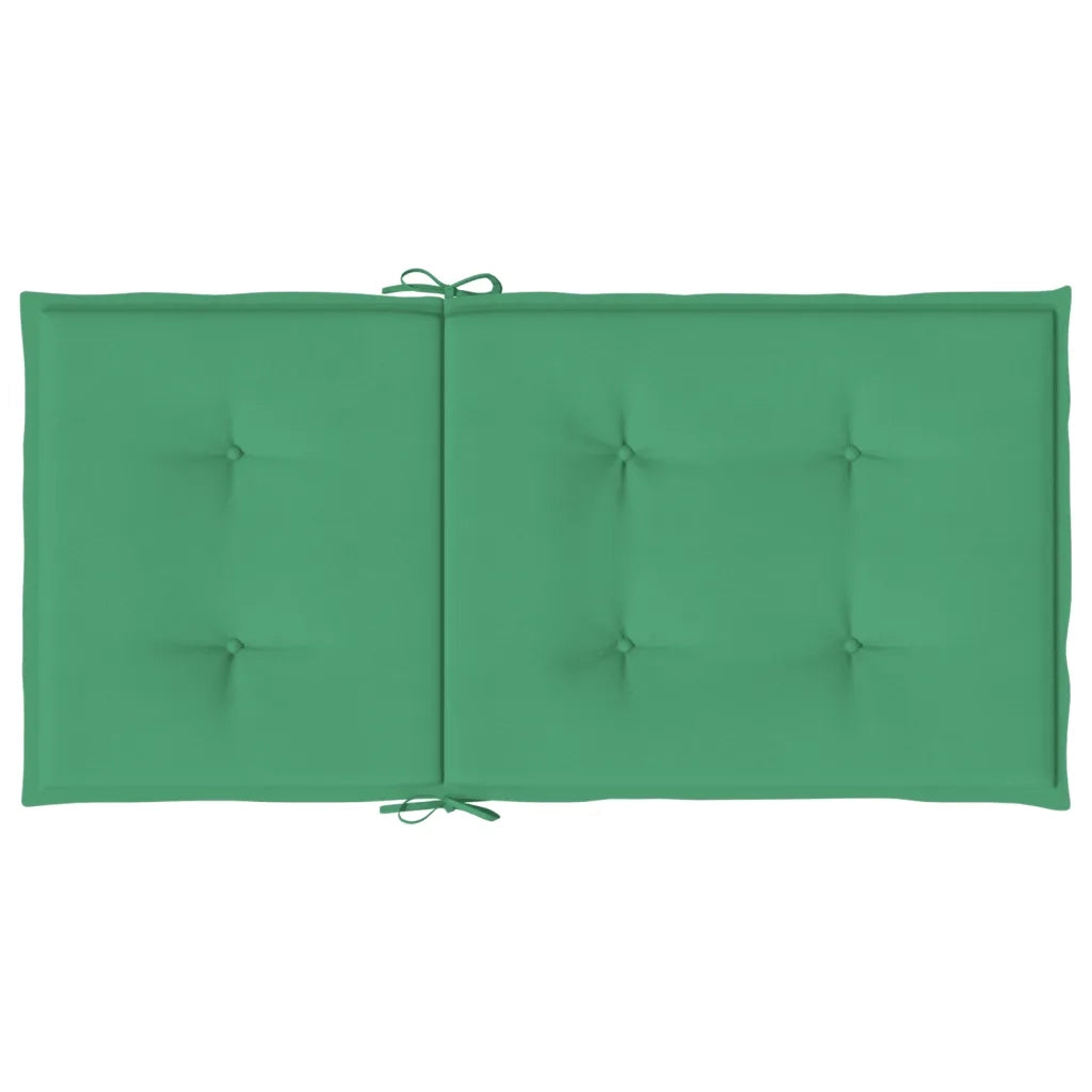 Cuscini per Sedia 6 pz | Cuscini per sedie Verdi 100x50x3 cm in Tessuto Oxford