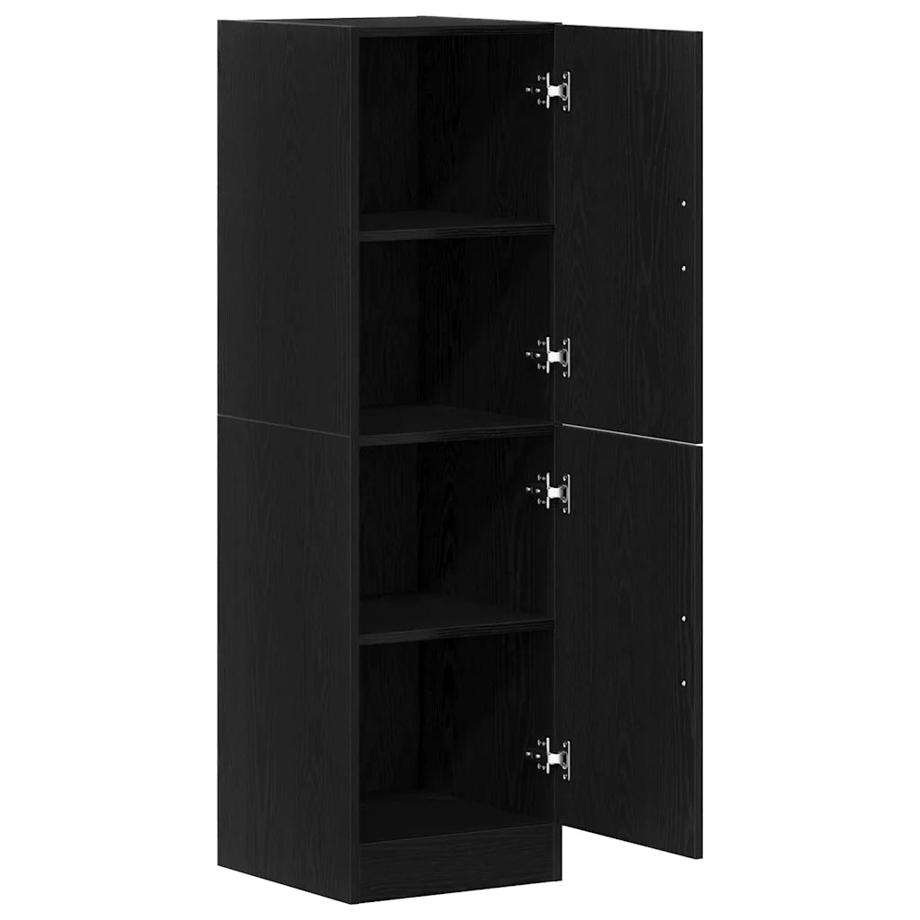 Mobile da Cucina Nero 38x41,5x131,5 cm Legno Multistrato 860113