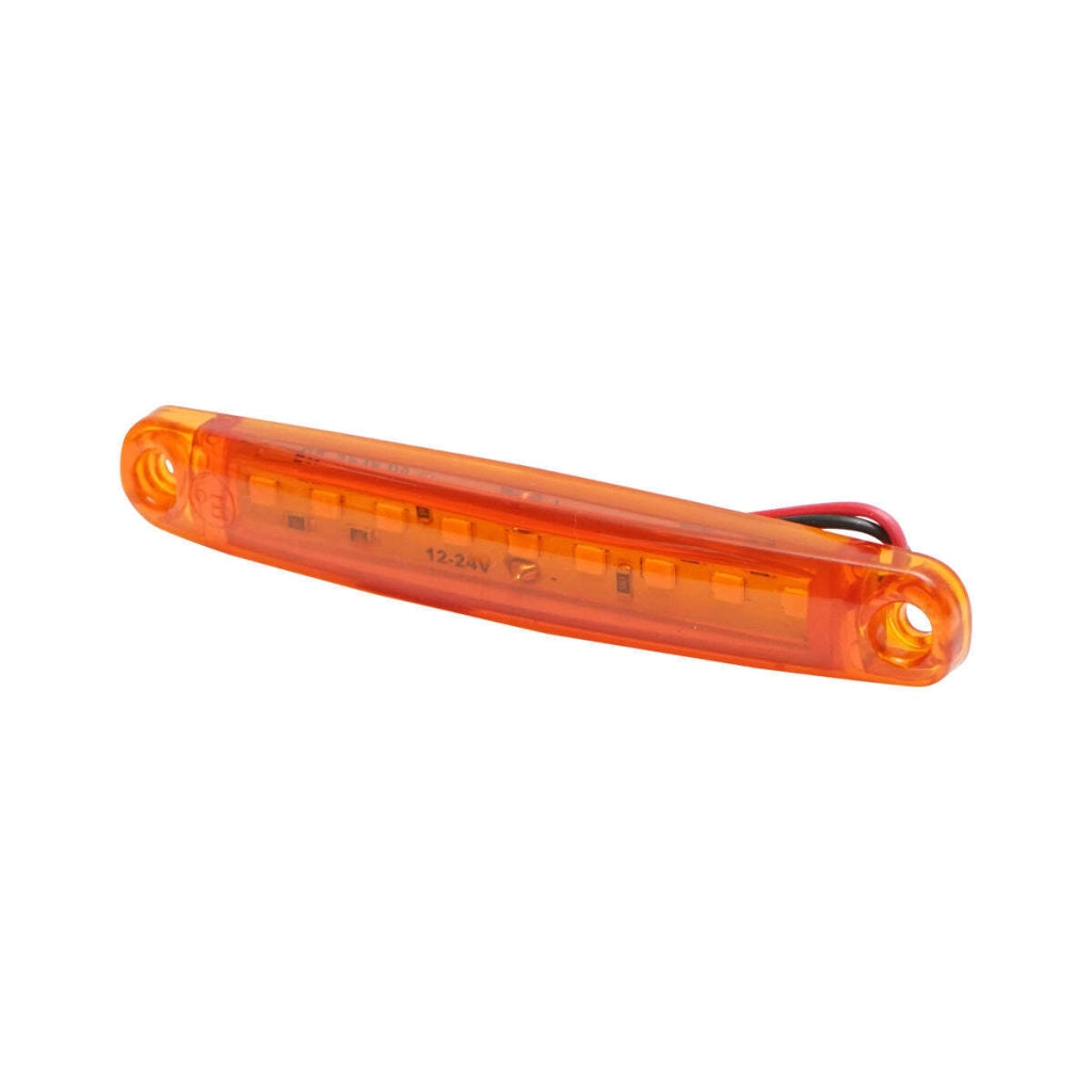 Lampada laterale con LED gialla, 12V-24V, FR 0175, Breckner Germany