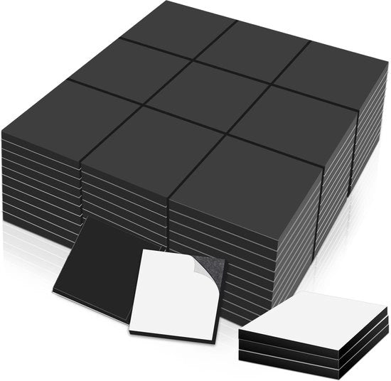 Pannelli magnetici autoadesivi, 150 pezzi 20 x 20 x 2 mm magneti, autoadesivi, forti, magneti quadrati adesivi per lavagne magnetiche, magneti piani, magneti frigorifero, magneti mini, adesivo magnetico per lavagne bianche
