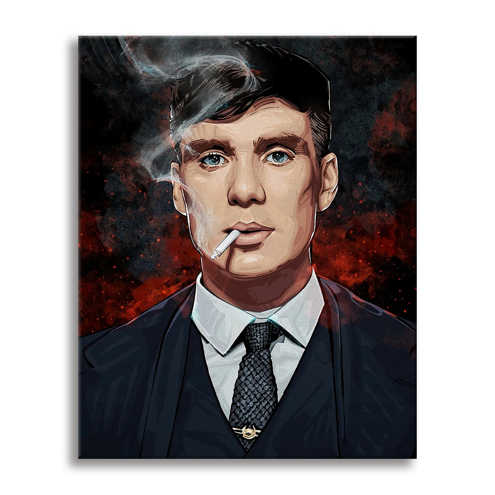 Peaky -  Quadro Canvas Contemporaneo su telaio in legno Misura: 70x100 cm