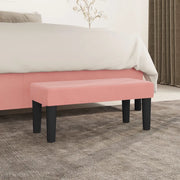 Panca Rosa 70x30x30 cm in Velluto 346643