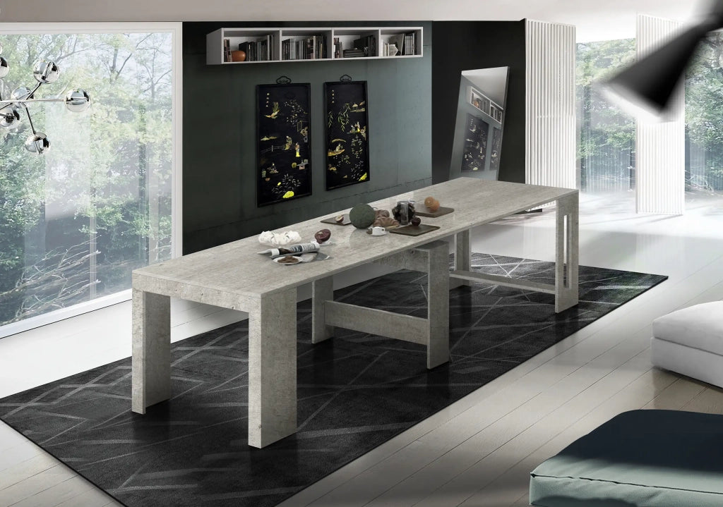 Consolle in legno Pratika L 90 x H 77 cm x P 90