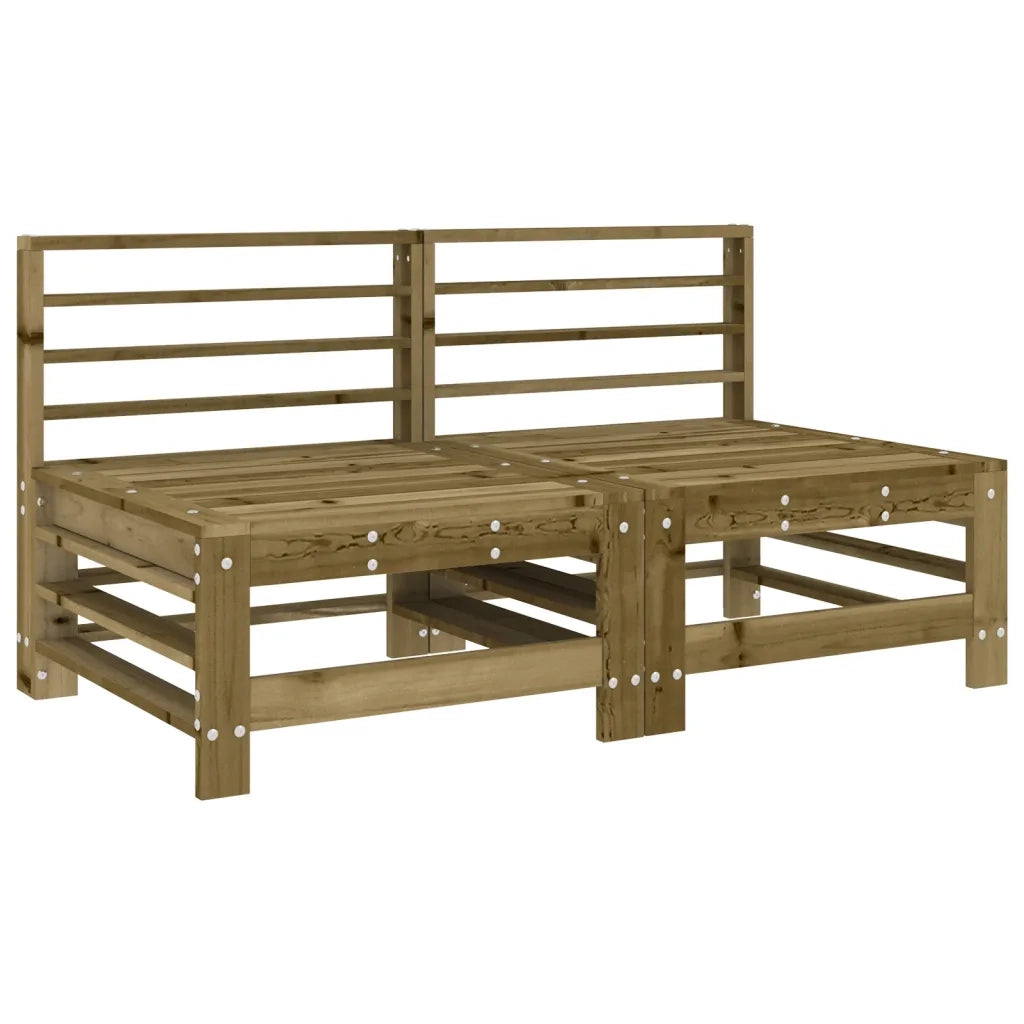 Set Salotto da Giardino 6 pz | Set di Mobili da Esterno in Legno Impregnato di Pino
