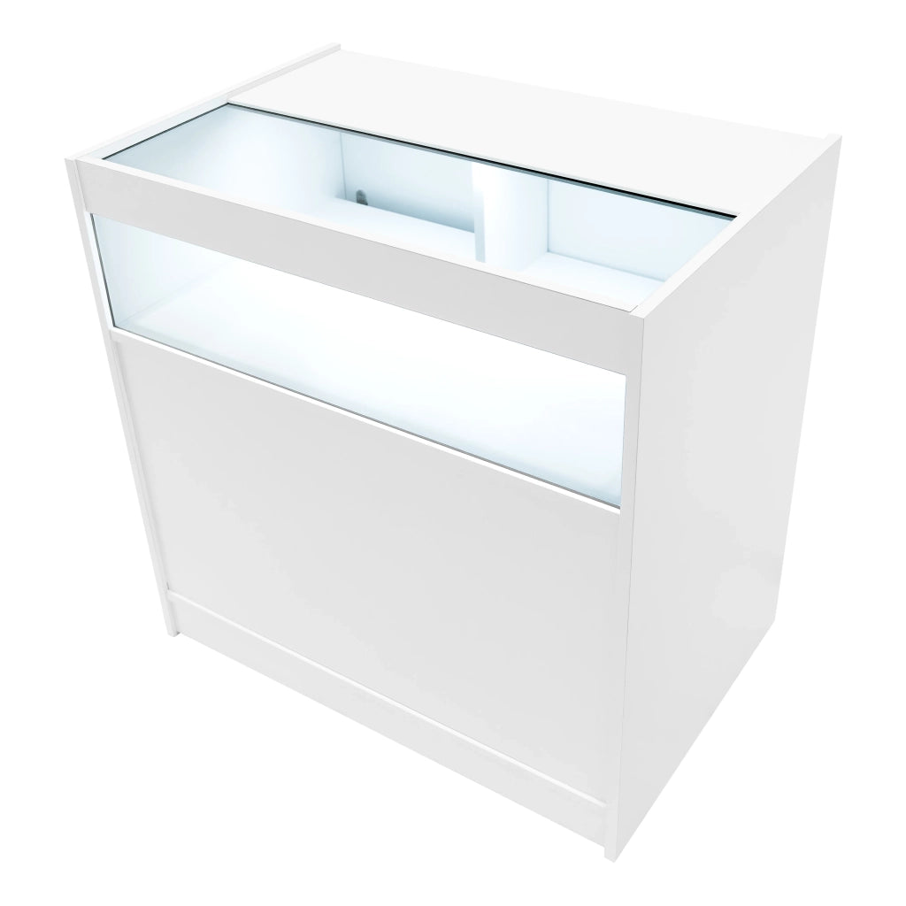 Set Banconi Bianco Polaris LED K900 B900 CM60 TB60 con Serratura e Vetrina