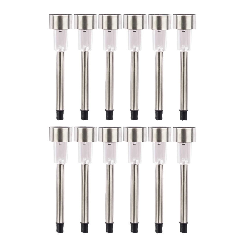 Lampada Solare Giardino Esterno 12pcs LED Luci Solari per Prato Terra H31cm