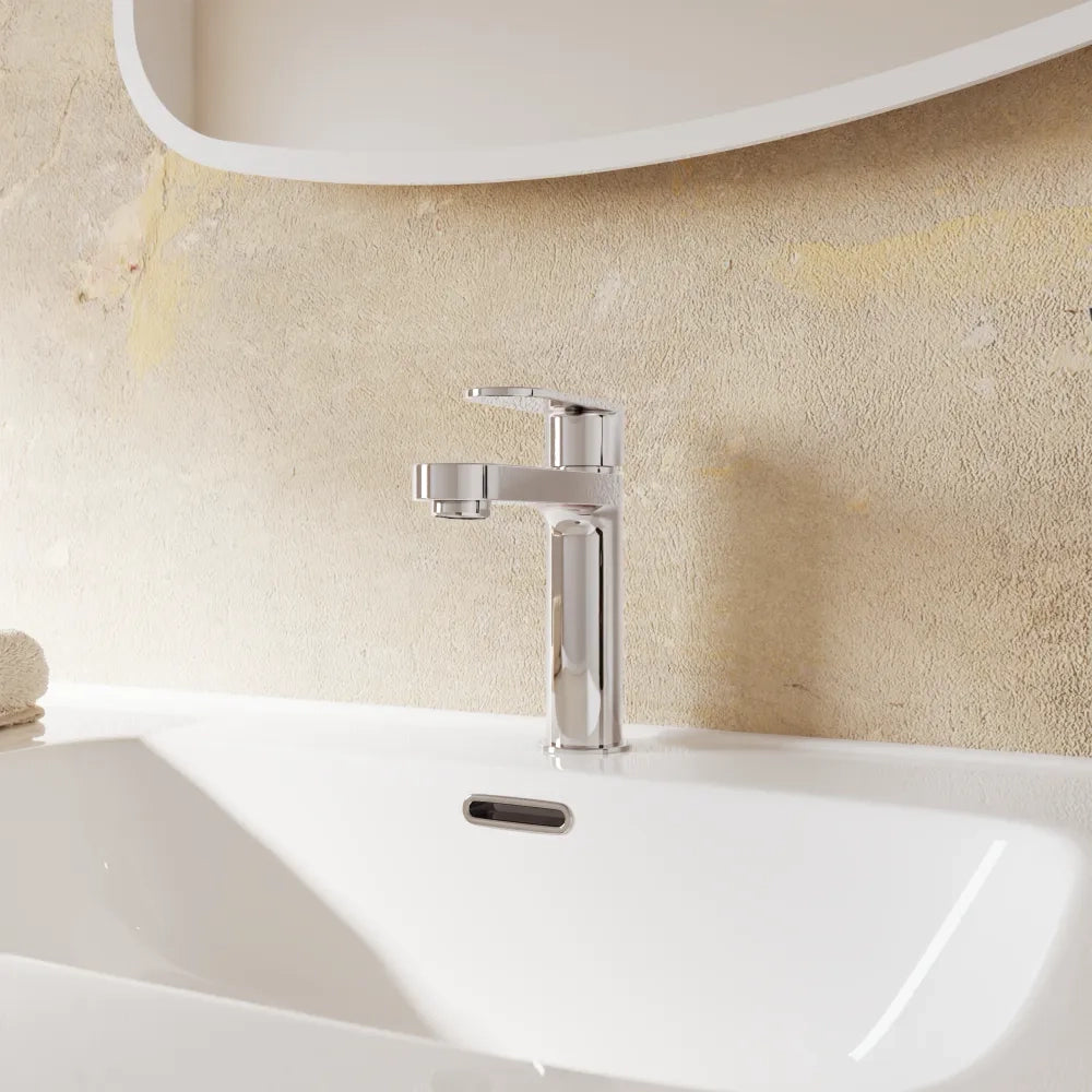 Set miscelatori lavabo 16cm bidet miscelatore doccia monocomando cromato | Margot