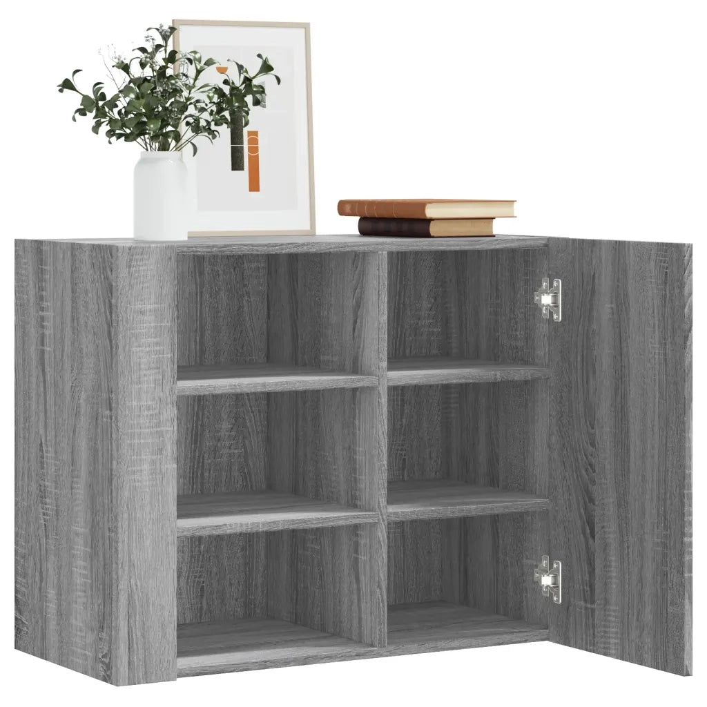 Armadietto a Muro | Mobile a Parete Grigio Sonoma 75x35x60 cm in Truciolato