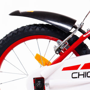 SCH CHICANE 16", bicicletta per bambini, adatta a bambini tra i 5 e i 7 anni, per altezza tra 105 e 135 cm, con campanel